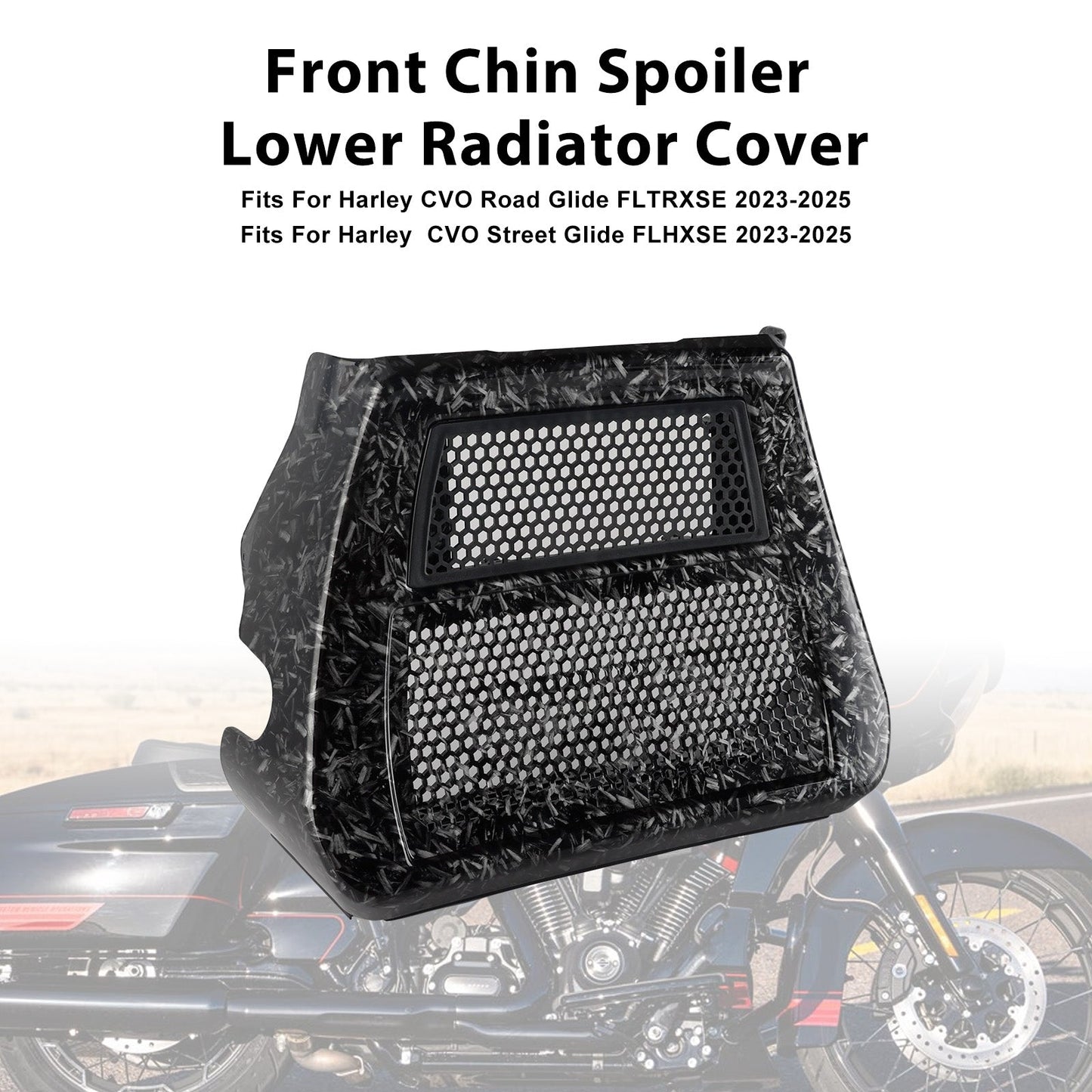Protezione radiatore spoiler inferiore per Harley CVO Street Glide FLHXSE 2023-2025