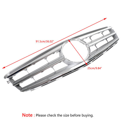 Per Mercedes Benz Classe C W204 C300 C350 2008-2014 Griglia anteriore cromata