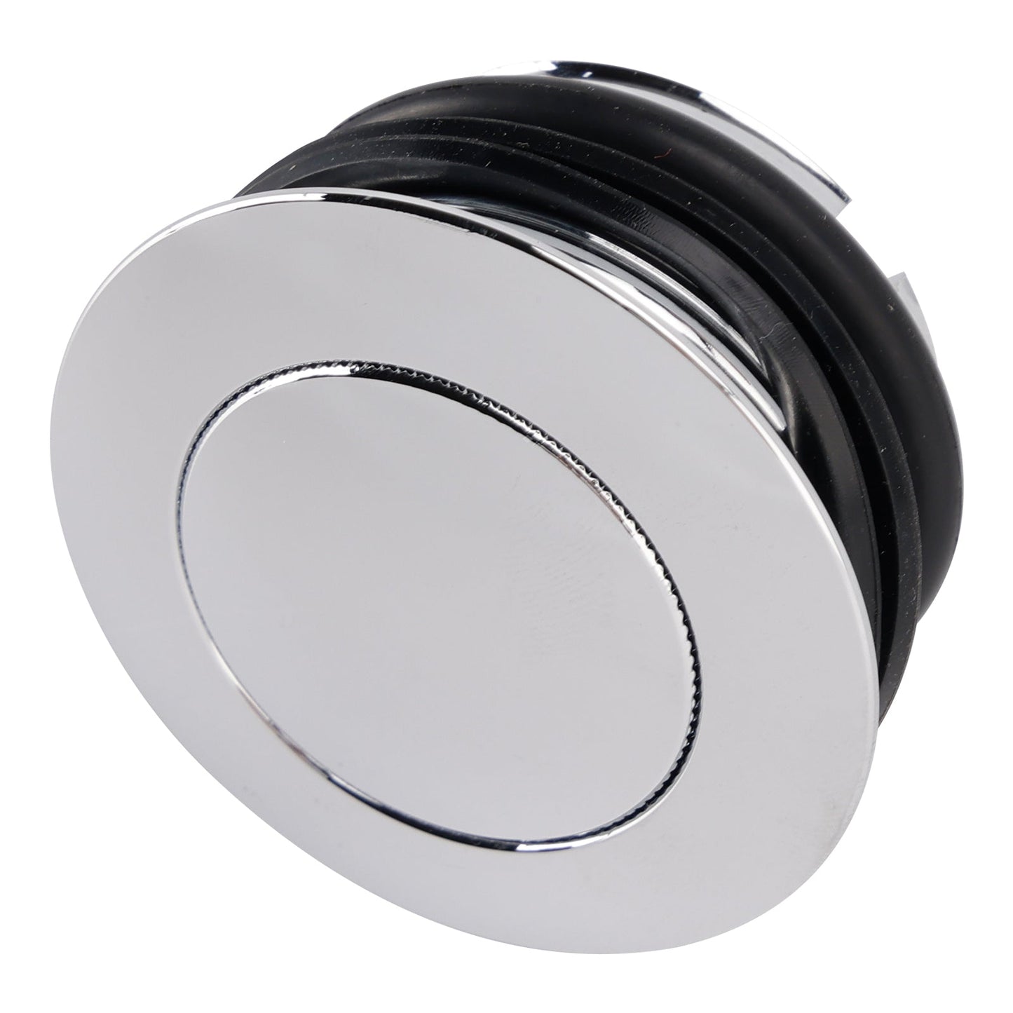 Tappo serbatoio a vite in alluminio billet cromato per Sportster Softail Dyna 82-19