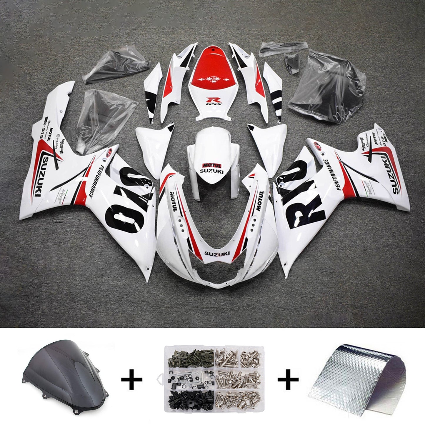 Kit carenatura iniezione plastica ABS per Suzuki GSXR 600/750 2011-2026 K11