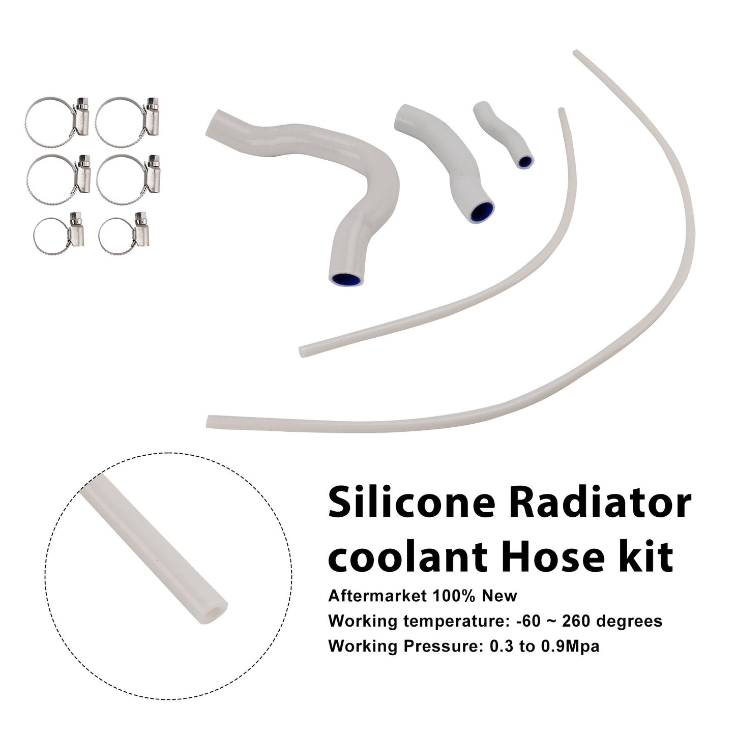 Kit tubo flessibile del liquido di raffreddamento del radiatore in silicone Honda XL750 Transalp 2023-2025