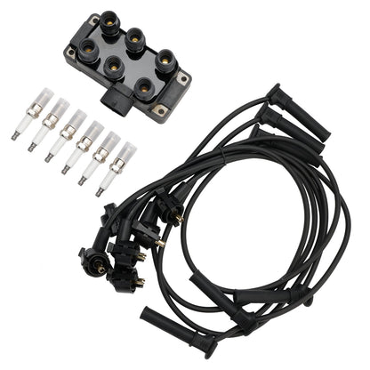 Bobina di accensione Mercury Mountaineer V6 4.0l 1998-2010+6 candele+6 cavi FD480 DG452 90TF12029A