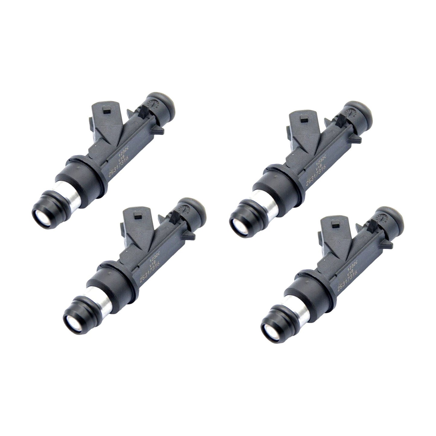 4 iniettori di carburante per Vauxhall Corsa C 01-06 Meriva A 2003-2009 25317316