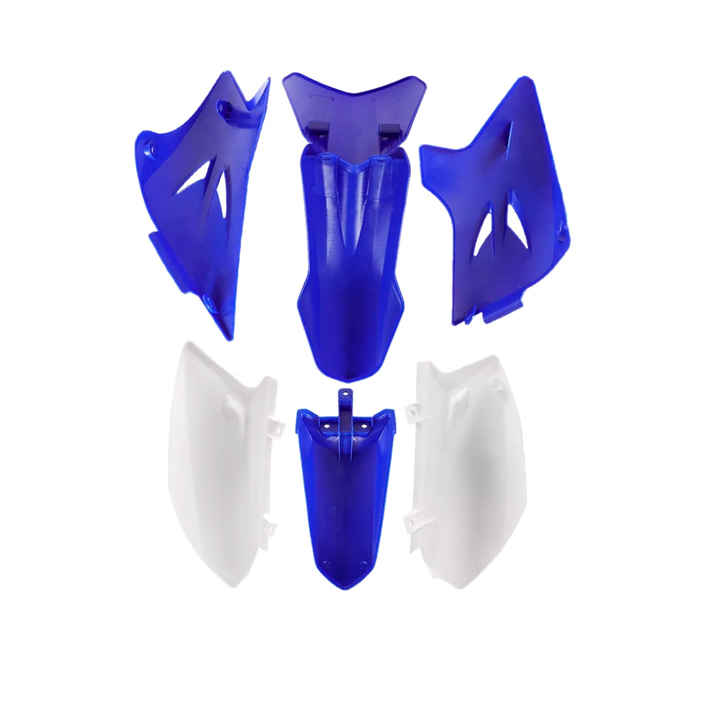 Kit plastiche per carrozzeria Yamaha TTR50 2006-2021, carenatura parafango anteriore e posteriore