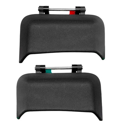 Maniglia esterna per portiera posteriore auto, nera, 1 paio, per Jeep Compass 2007-2016