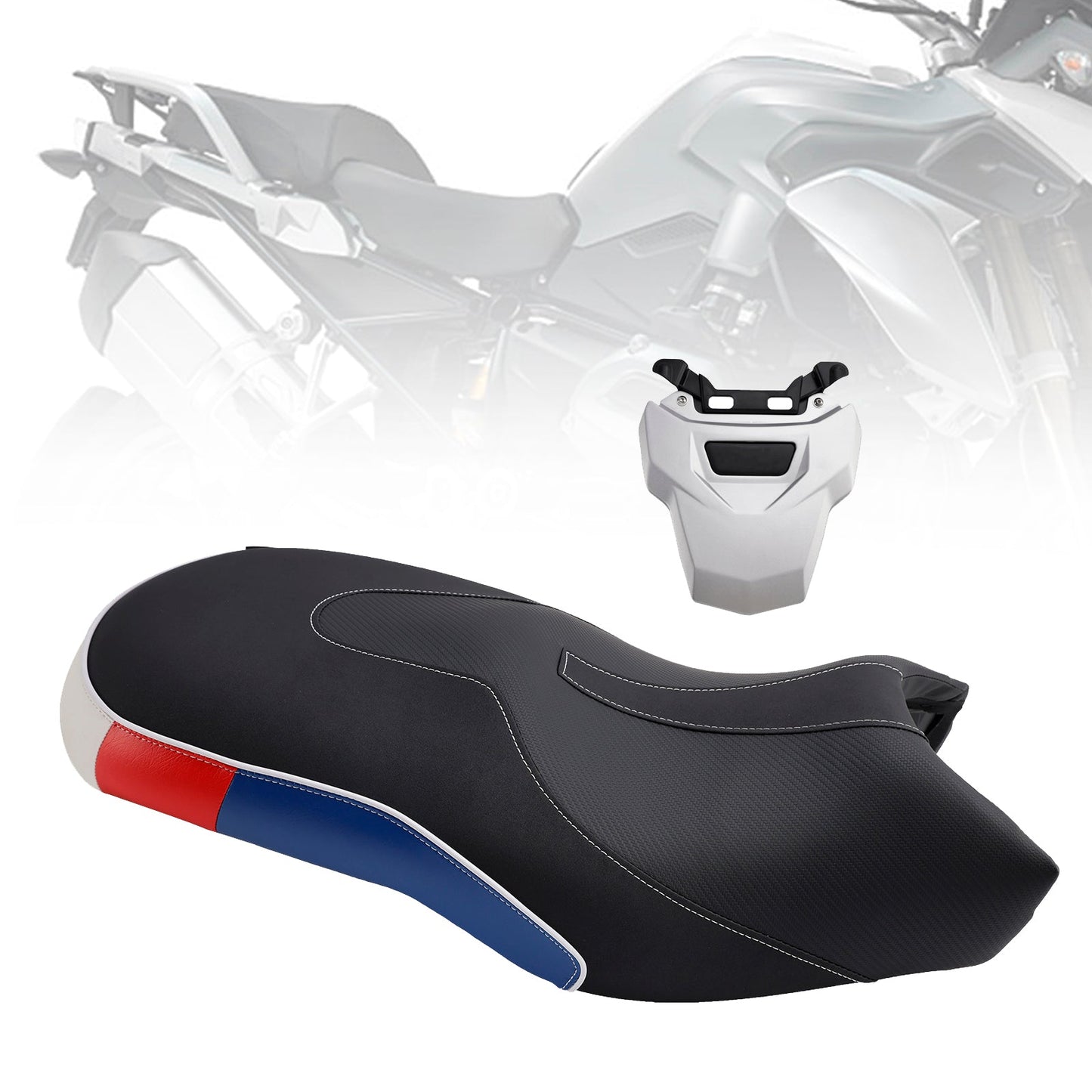 Sostituisci il sedile anteriore posteriore del conducente e del passeggero blu per BMW R1200GS 13-18 R1250GS