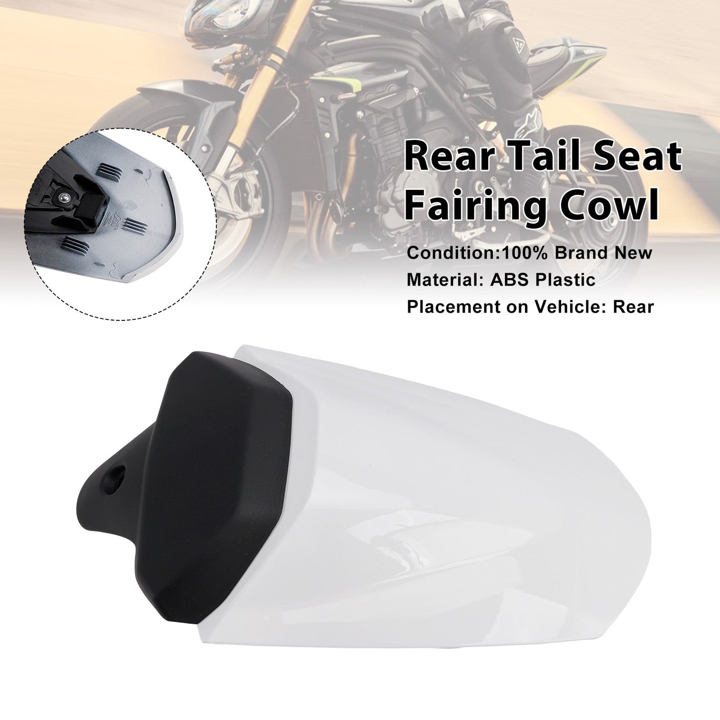 2025-2026 Per Speed Triple 1200 RS Copertura cupolino posteriore sella