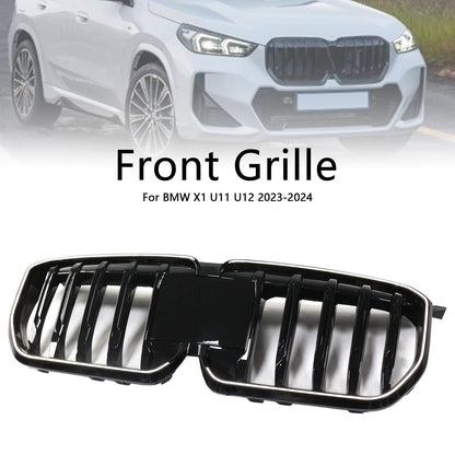 2023-2024 per BMW X1 U11 U12 Grilla a paraurti anteriore nero lucido