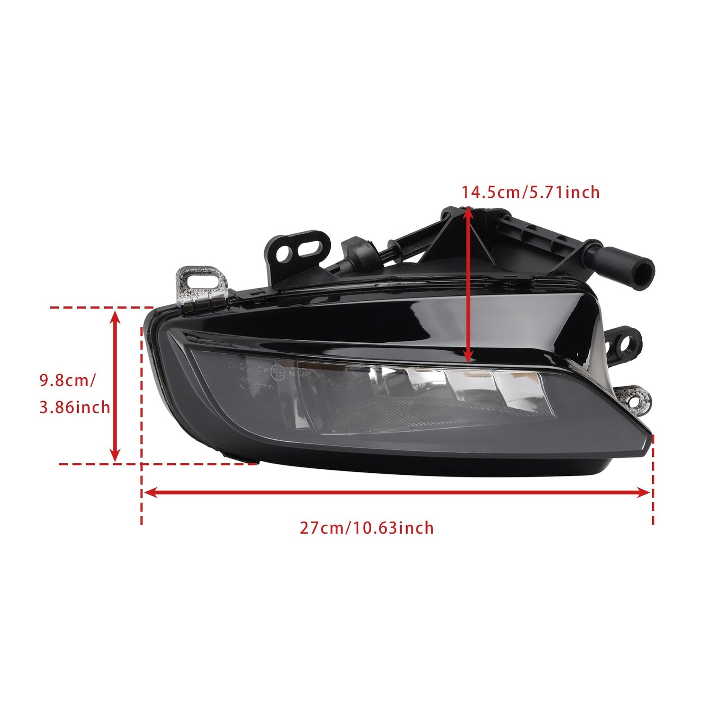 Coppia di fari fendinebbia anteriori con lampadine per Audi A3 Sportback 2015-2016 8V0941700C