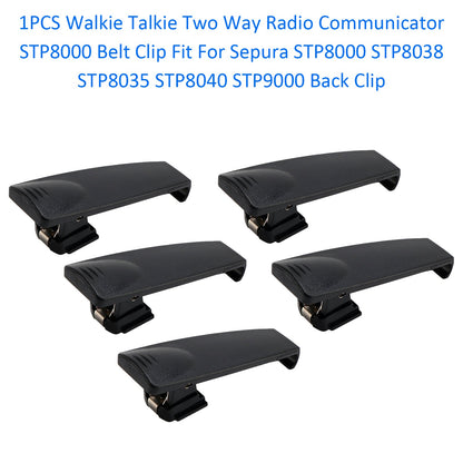 5 pezzi Walkie Talkie SL1M Clip da cintura per Sepura STP8000 STP8038 STP8035 Clip posteriore