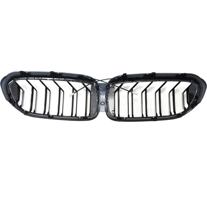 Griglia anteriore a doppio rene BMW Serie 5 G30 G31 2017-2020, nero lucido