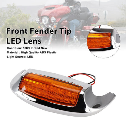 Puntale parafango anteriore con lente LED compatibile con Electra Glide Ultra Limited Low 2014-2023