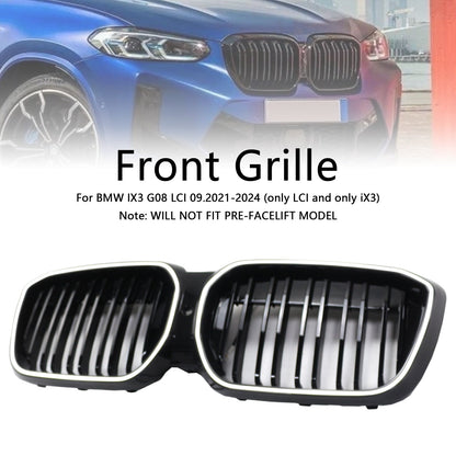 Griglia anteriore a doppio rene nera BMW IX3 G08 LCI 2022-2024