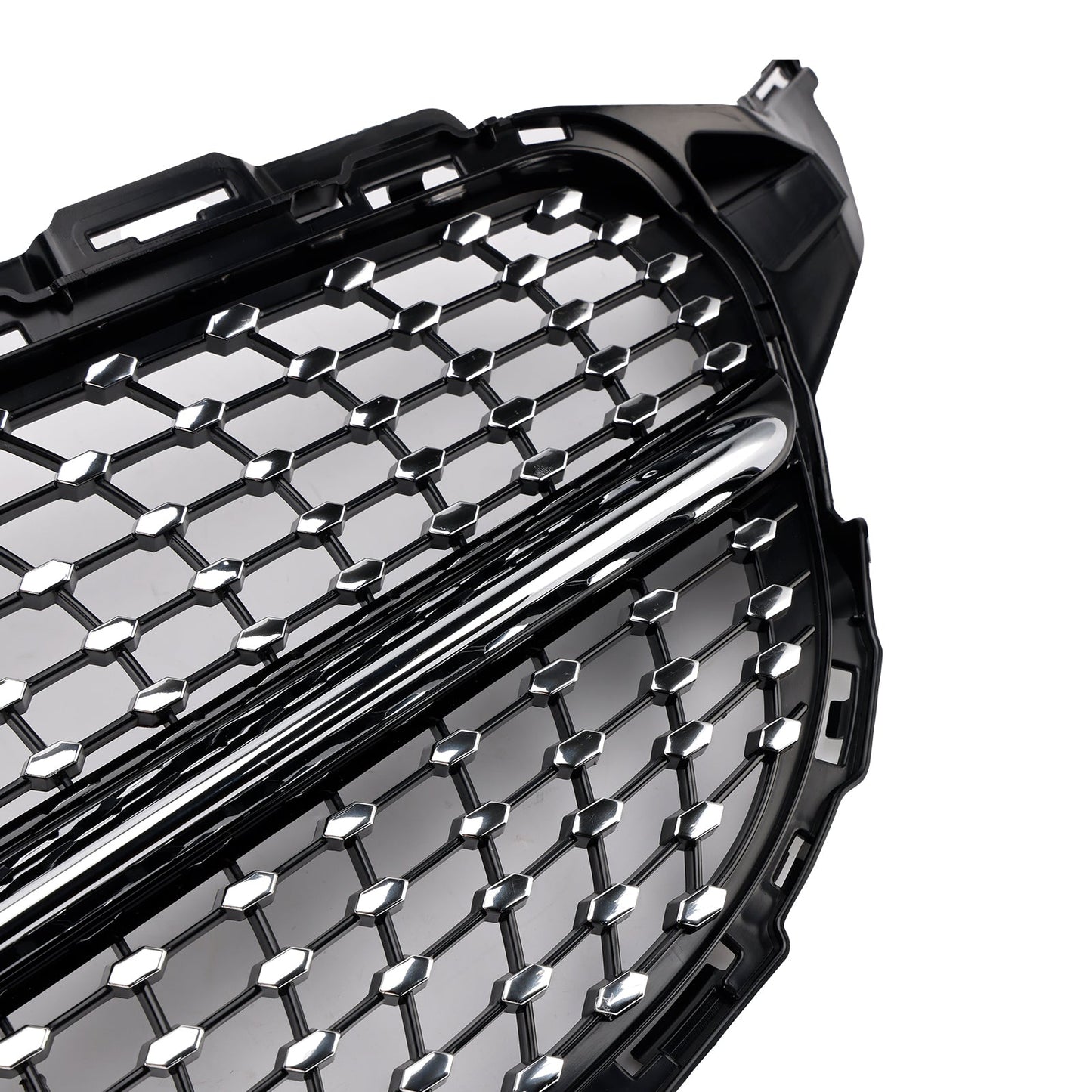 Griglia anteriore a diamante adatta per Benz Classe C W205 C250 C300 C400 2015-2018