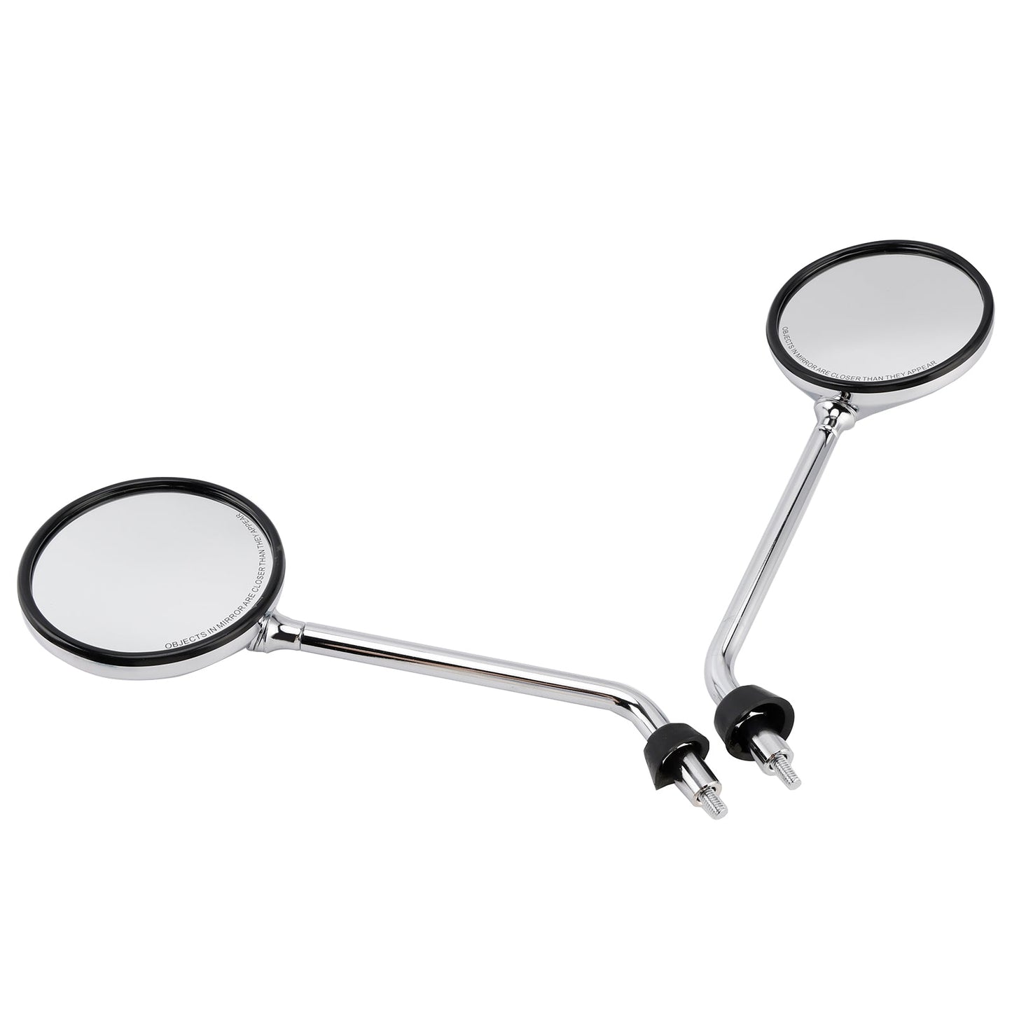 CM020404 Set specchietti retrovisori cromati per Vespa LX 50 2T/4T e LX 125 e LX 150 M8 2005-2013 CM020405