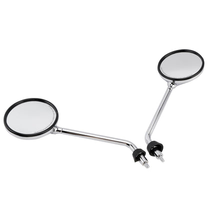 CM020404 Set specchietti retrovisori cromati per Vespa LX 50 2T/4T e LX 125 e LX 150 M8 2005-2013 CM020405