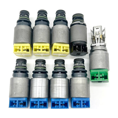 9 pezzi 8HP50 Solenoide cambio automatico a 8 velocità per BMW Dodge Jeep Alfa Romeo