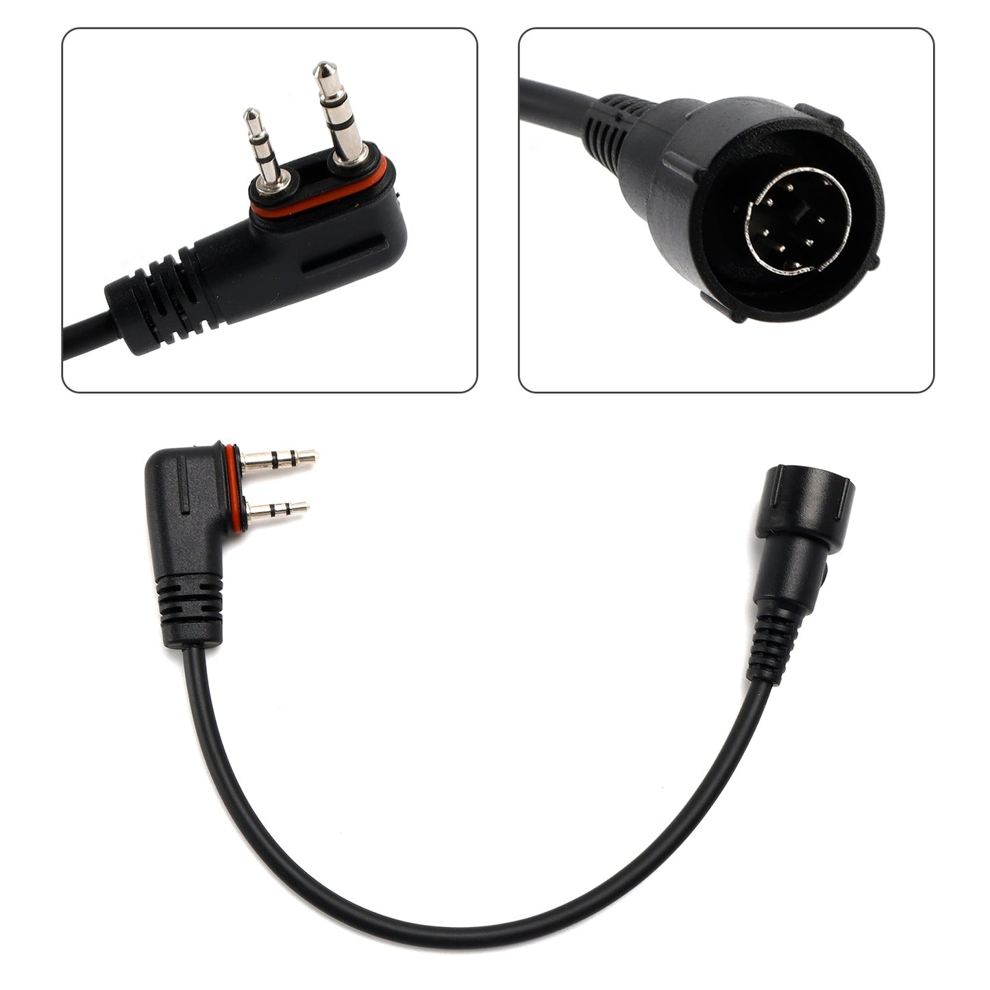 Cavo convertitore da spina sostituibile H42 a A24 per cuffie ICOM A25CE A25N A24