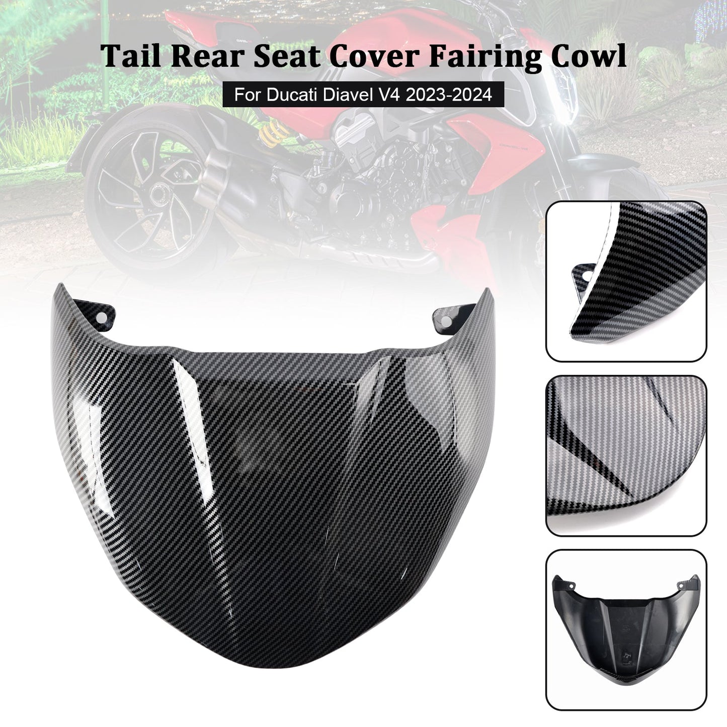 Copertura sella posteriore per Ducati Diavel V4 2023-2024