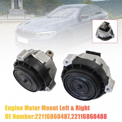 2017-2019 Per BMW 530i 2.0L 2 pezzi Supporto motore sinistro e destro 22116860487