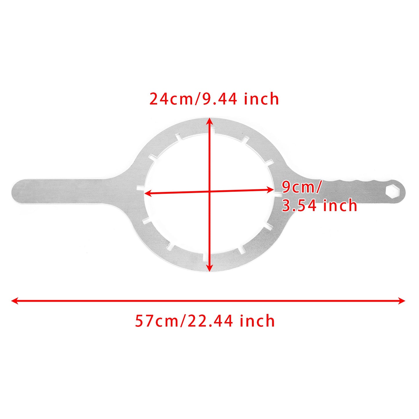 154527 Chiave in alluminio da 8-1/2'' per filtro a sabbia TR100C TR140C, TR100C-3, TR140C-3
