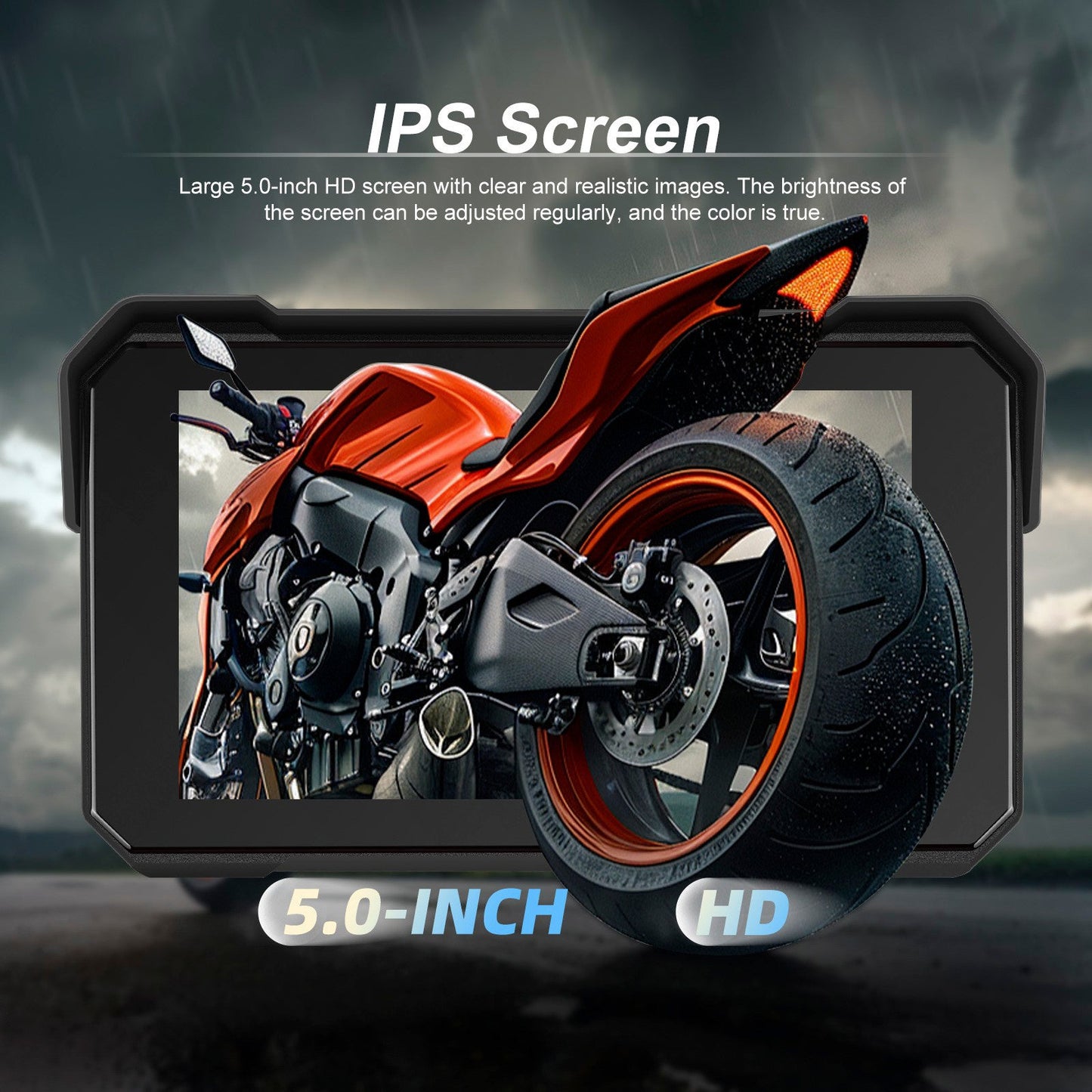 Navigazione Android Auto Wireless CarPlay da 5 pollici impermeabile per moto