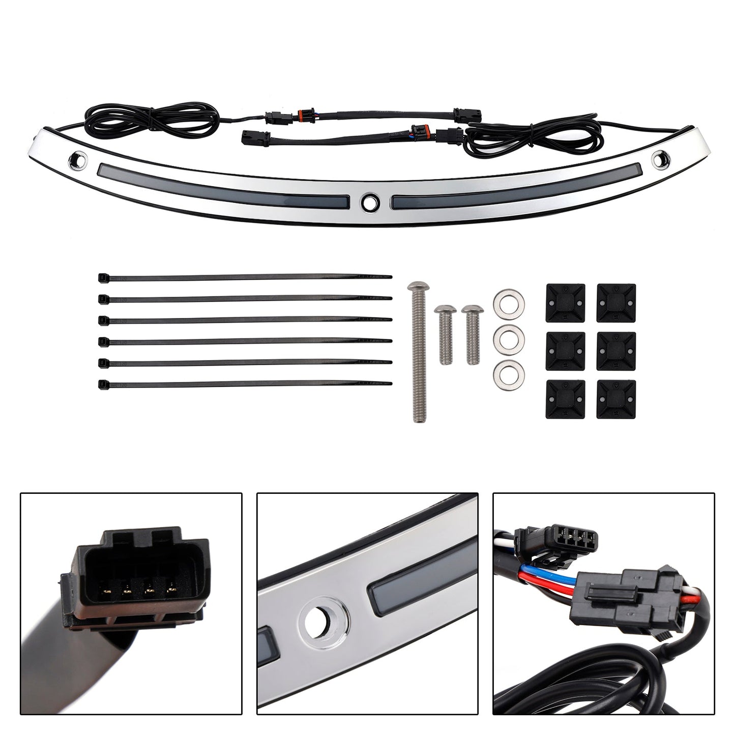 2014+ Touring Electra Glide Street Glide Ultra Limited Luce di direzione a LED Rivestimento parabrezza