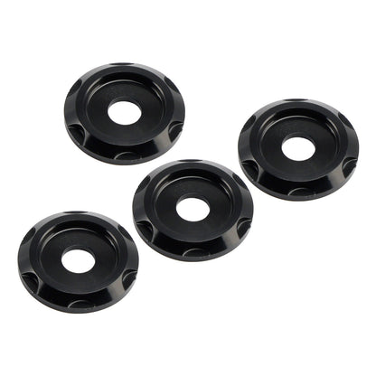 4 viti decorative in alluminio nero per parabrezza per Road Glide FLTR FLTRX 2015-2023