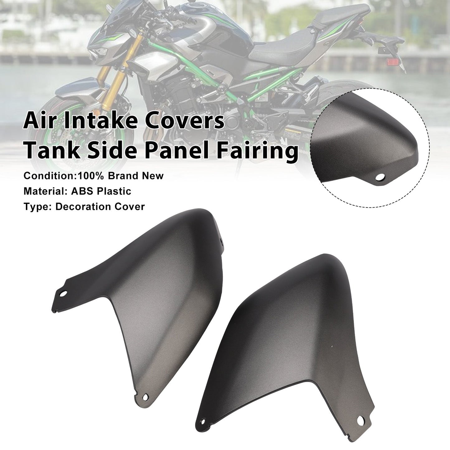 Coperture per presa d'aria, pannello laterale del serbatoio, carenatura per Kawasaki Z900 2025-2026