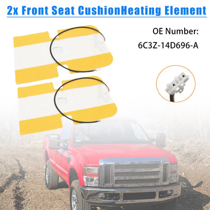 Elemento riscaldante per cuscino sedile anteriore sinistro e destro Ford F350 Super Duty 2005-2010 6C3Z14D696A
