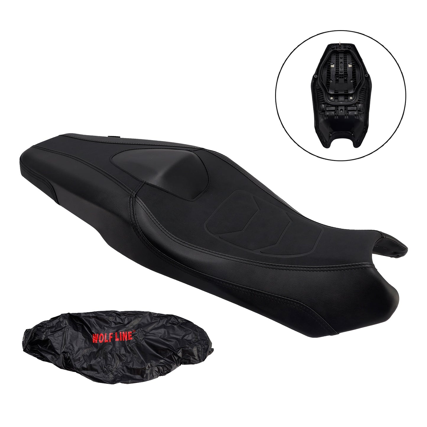 2025 Per Honda X-Adv 750 Forza Giallo Sedile anteriore Raider Cuscino conducente PU Fit Giallo