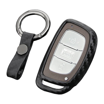 Custodia in similpelle e silicone per chiave auto con fibbia per Hyundai