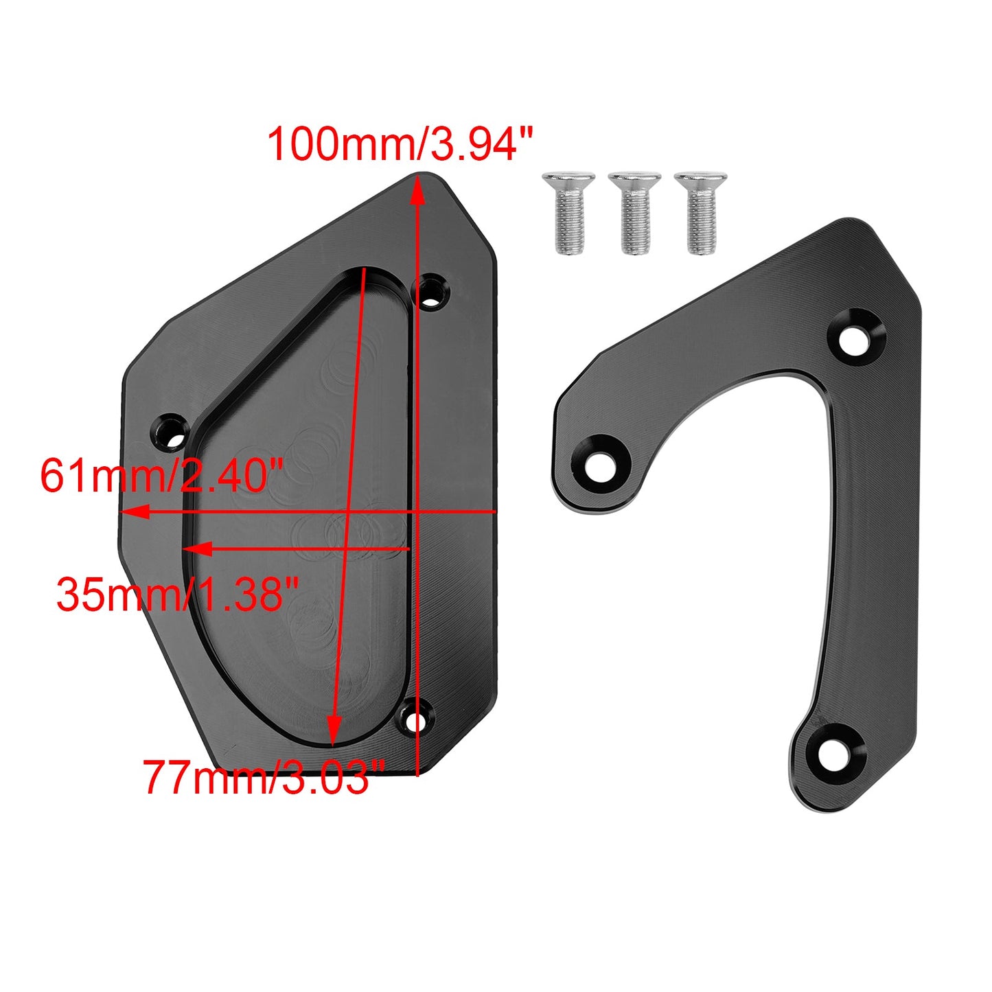 Piastra di estensione per cavalletto adatta per Suzuki V-strom 650 DL650 XT 2011-2024