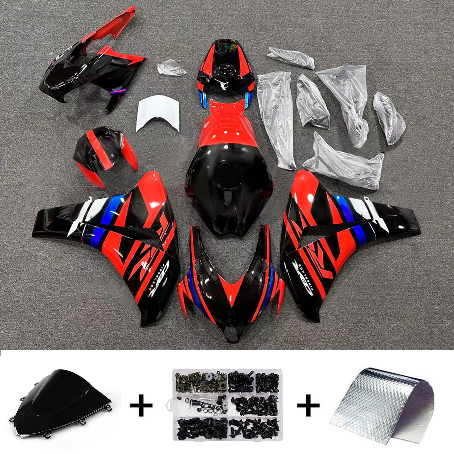 Kit di carene in plastica ABS stampate a iniezione per Honda CBR1000RR 2008-2011