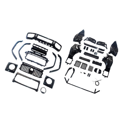 Kit carrozzeria e paraurti in stile G63 AMG per Mercedes Benz W464 (2019-2023)