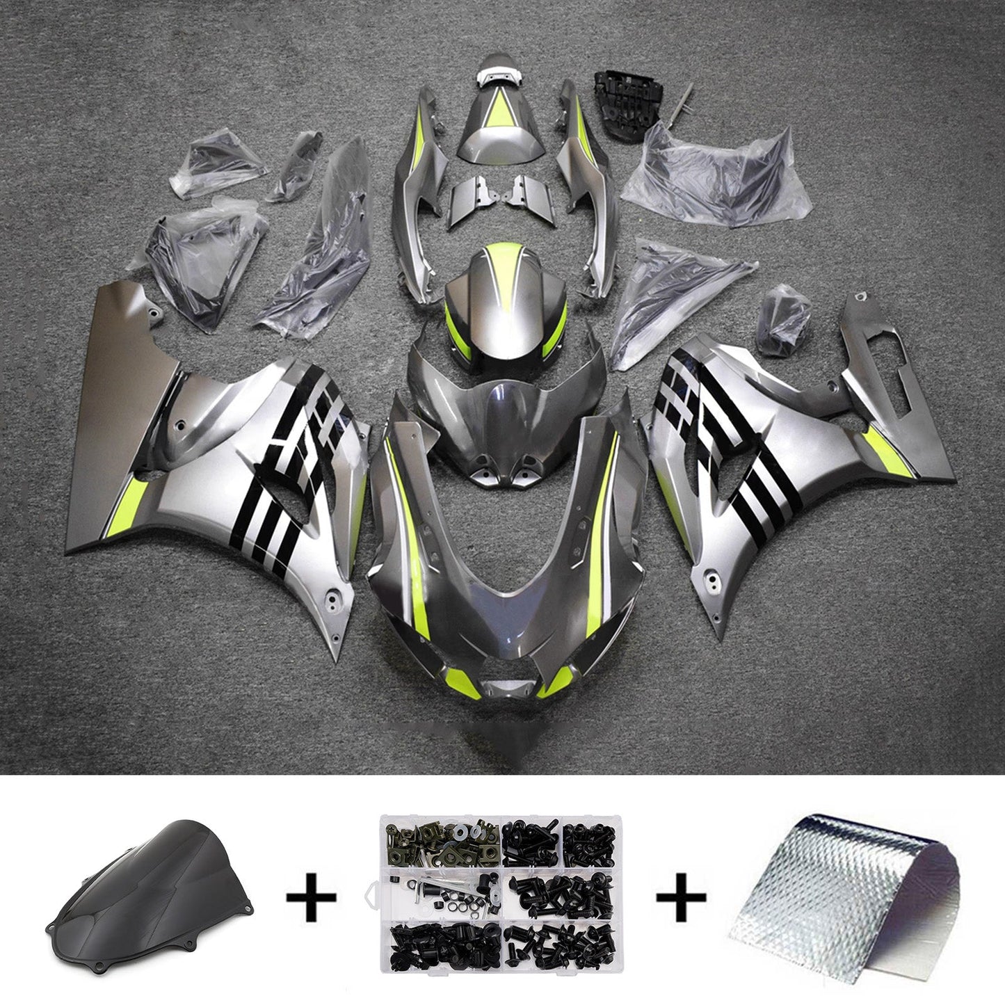 Kit carenatura iniezione plastica ABS per Suzuki GSXR1000 2017-2025 K17