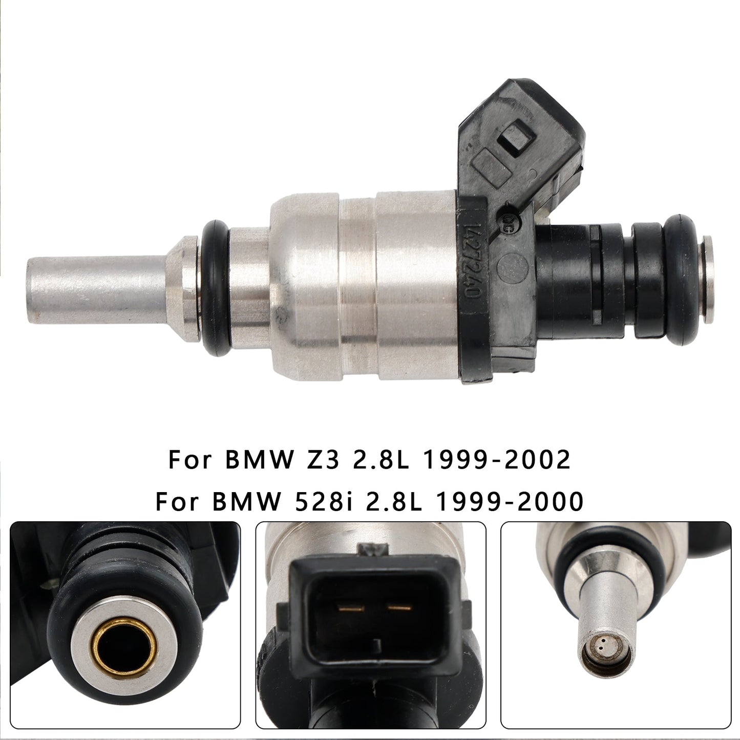 1 pz. Iniettore carburante 13537546244 Adatto per BMW 325xi 325i 320i 325Ci 525i 2001-2005
