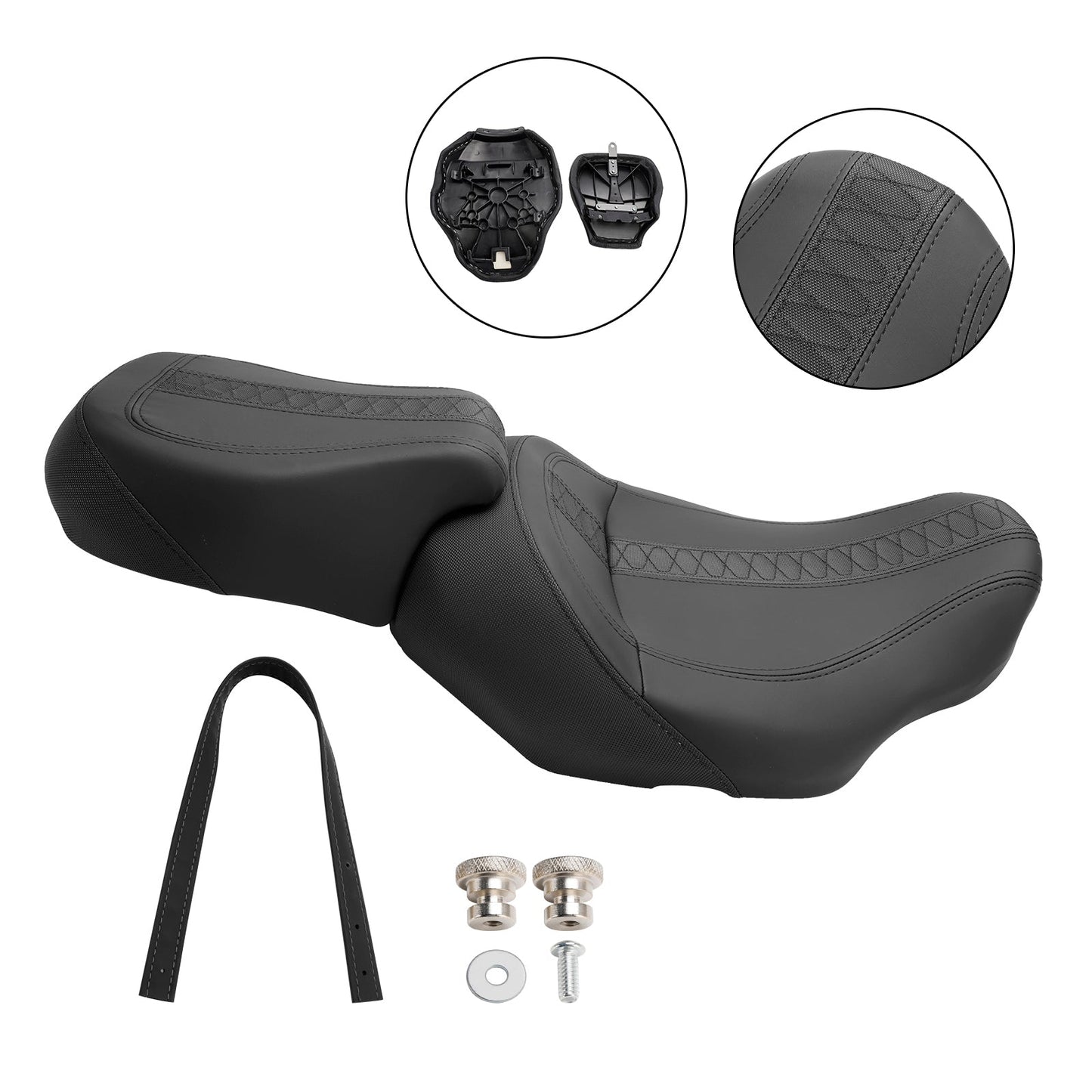 Cuscino anteriore posteriore per sedile passeggero Touring CVO Glide 2023-2024