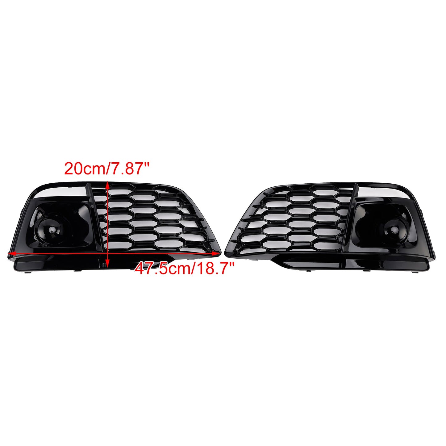 Copertura griglia fendinebbia per Audi Q5 SQ5 2018-2022, codice 80A807679L, pre-restyling con ACC.