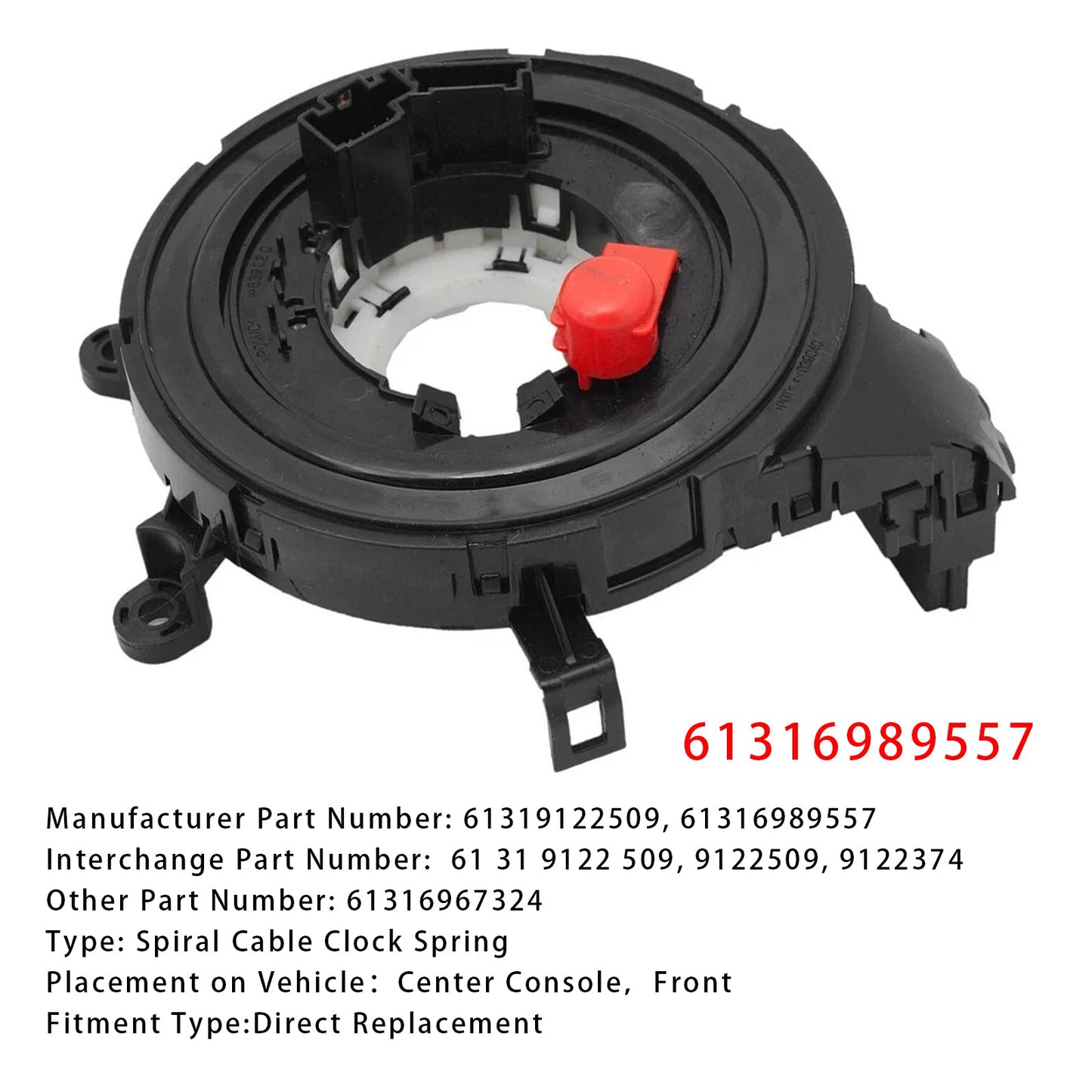 Molla a spirale per cavo sterzo 61316989557 per BMW E93 E92 E90 E88 E84 E82