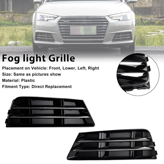 Griglia fendinebbia anteriore AUDI A4 B9 2016-2018, griglia paraurti inferiore (2 pezzi)