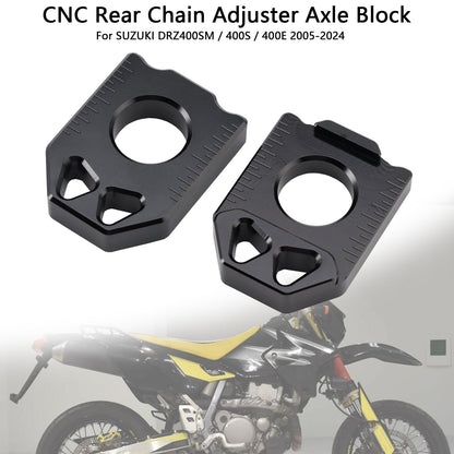 Blocco asse tendicatena posteriore CNC SUZUKI DRZ400SM 400S 400E 2005-2024