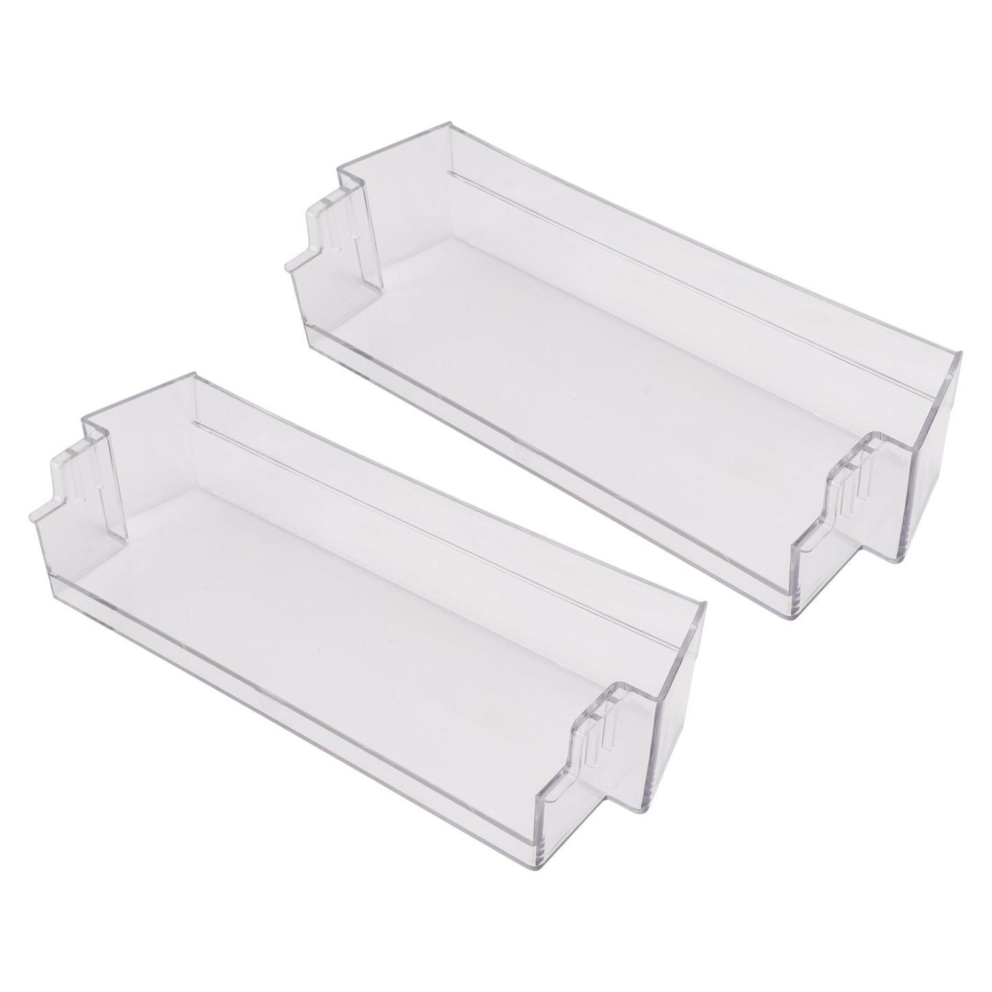 2 ripiani per frigorifero, grigi trasparenti, per porta centrale o superiore, 306 mm, compatibili con Dometic Caravan 289072710
