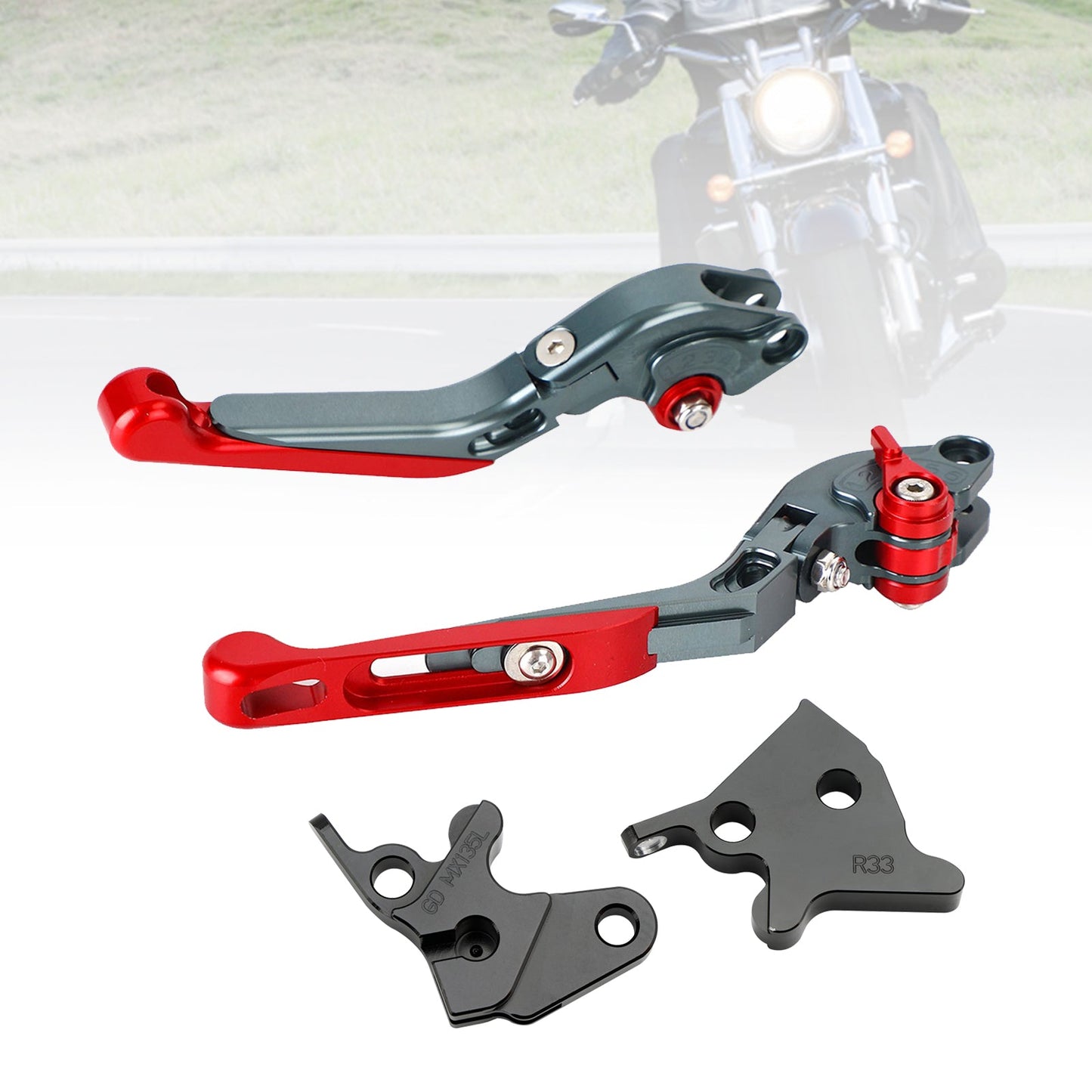 Leva freno frizione regolabile YAMAHA YBR125 2005-2014