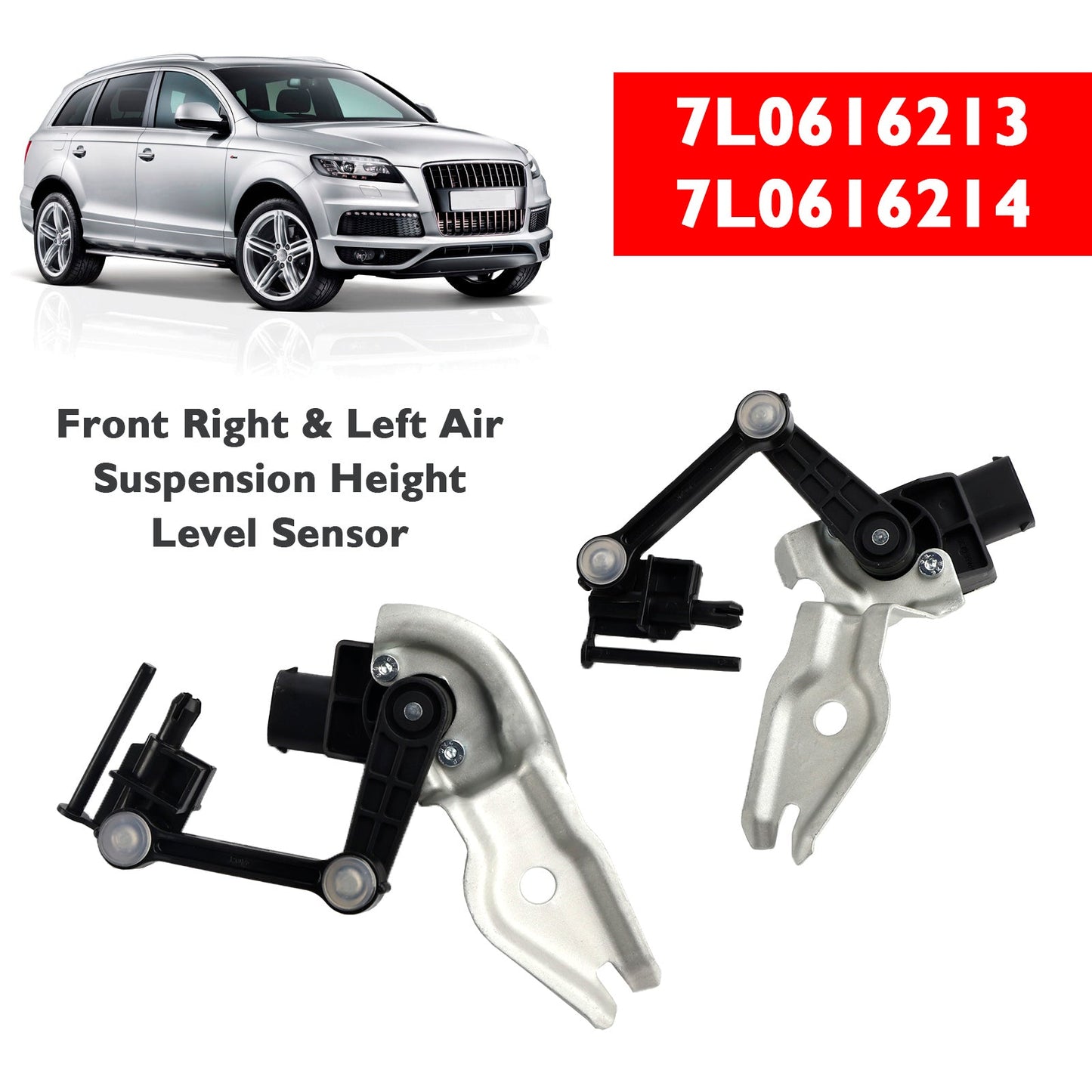 Sensore di altezza della sospensione anteriore sinistra e destra Audi A8 2006-2010 7L0616213 7L0616214