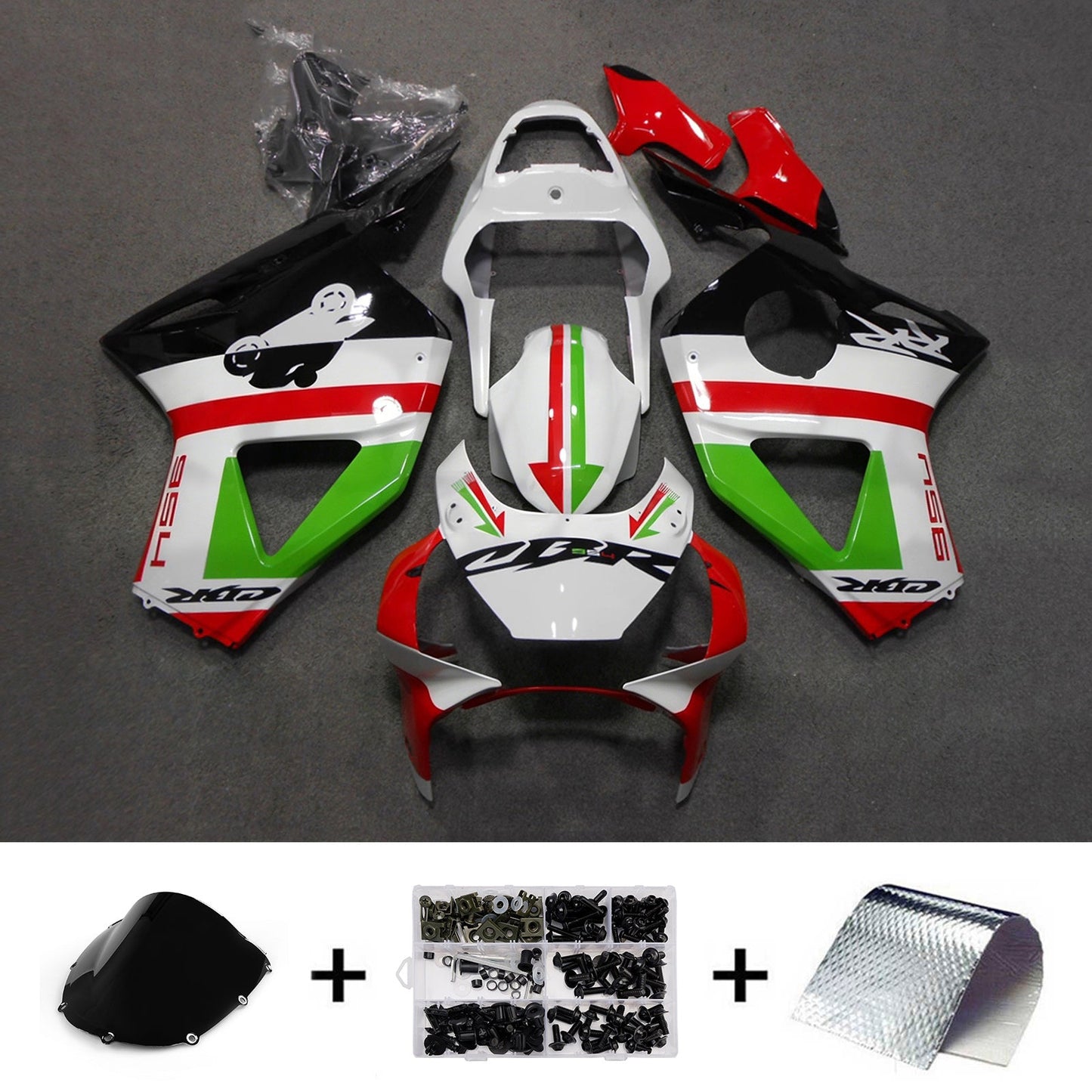 Kit di carene in plastica ABS stampate a iniezione per Honda CBR954 2002-2003