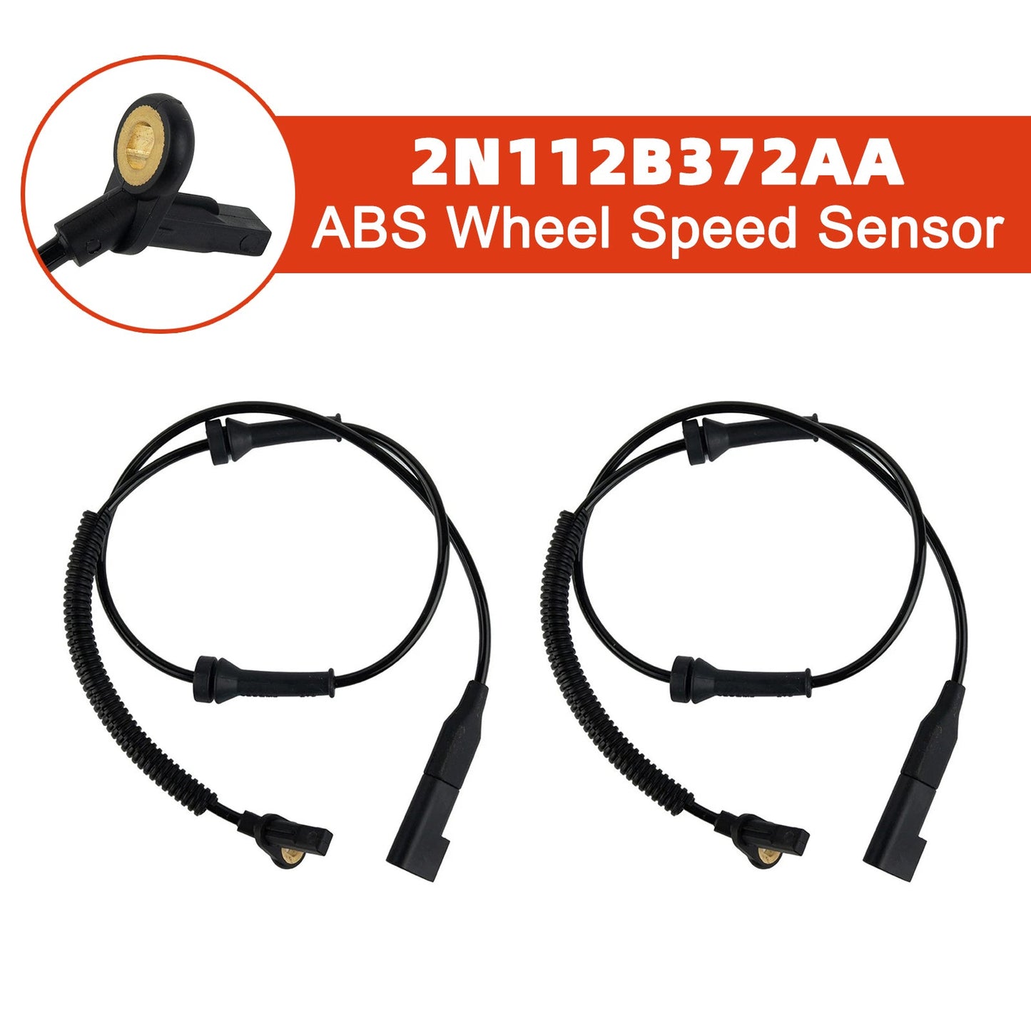 Sensore di velocità della ruota ABS anteriore sinistra e destra 2N112B372AA per Ford Fiesta MK6