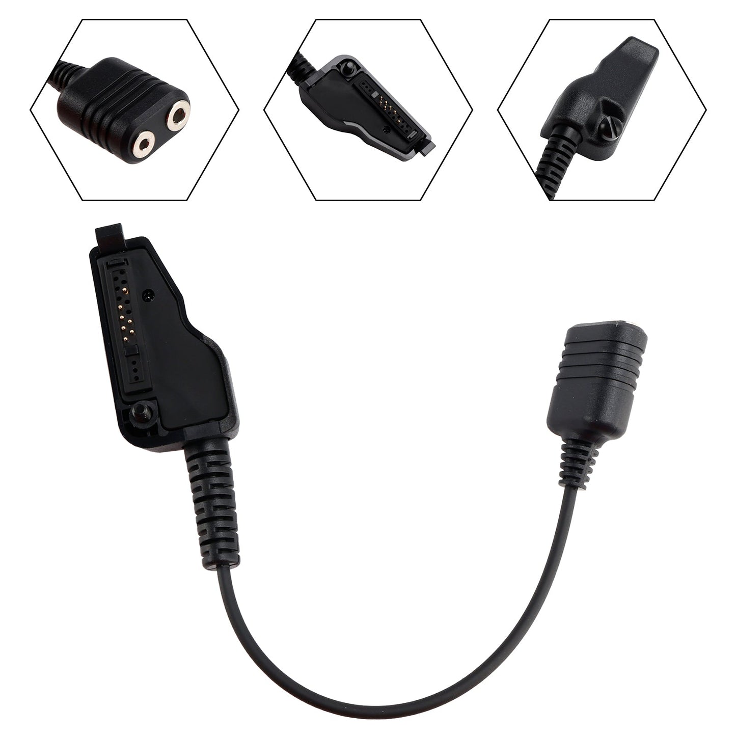 Cavo convertitore porta cuffia interfaccia K per TKD3188 TK-D300 TK390 TK3185 TK3140