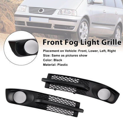 Griglia fendinebbia paraurti anteriore VW Sharan 7M 2000-2010 con foro fendinebbia