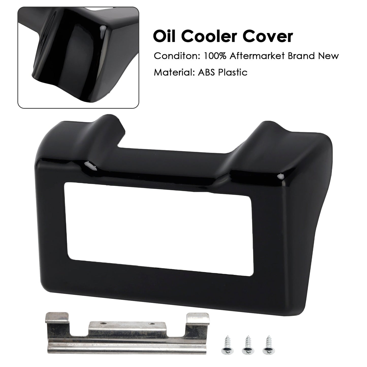 Copertura del radiatore dell'olio adatta per Touring Road King Street Glide 2011-2016